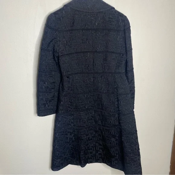 Nettie Vogues Nettie Rosenstein Vtg 60s Black Jacket Made in England Size XS-S - Picture 3 of 12